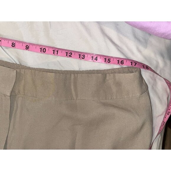 Eileen Fisher Beige Casual Relaxed Fit Lightweight Wide-Leg Pants Women's Size X - Picture 5 of 8